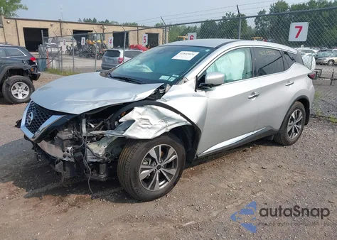 2021 Nissan Murano S Intelligent Awd z USA, uszkodzony, nr VIN 5N1AZ2AS5MC127316